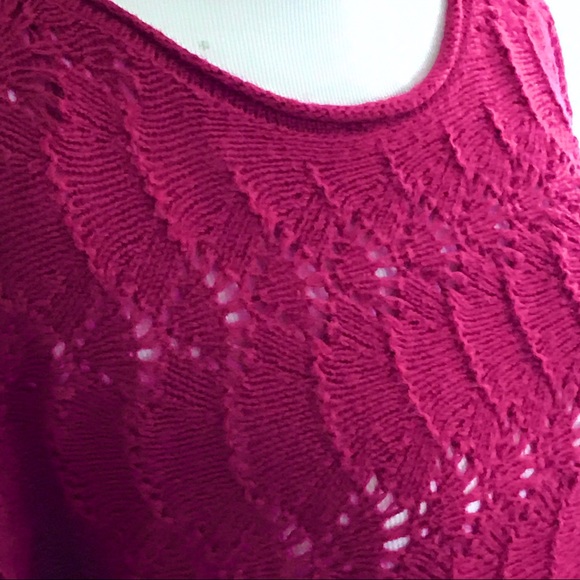 Lauren Conrad Dolman sweater maroon - Picture 1 of 5